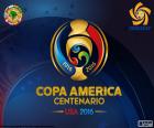 Логотип Копа Америка Сентенарио, от 3-26 июня 2016 г., в Соединенных Штатах